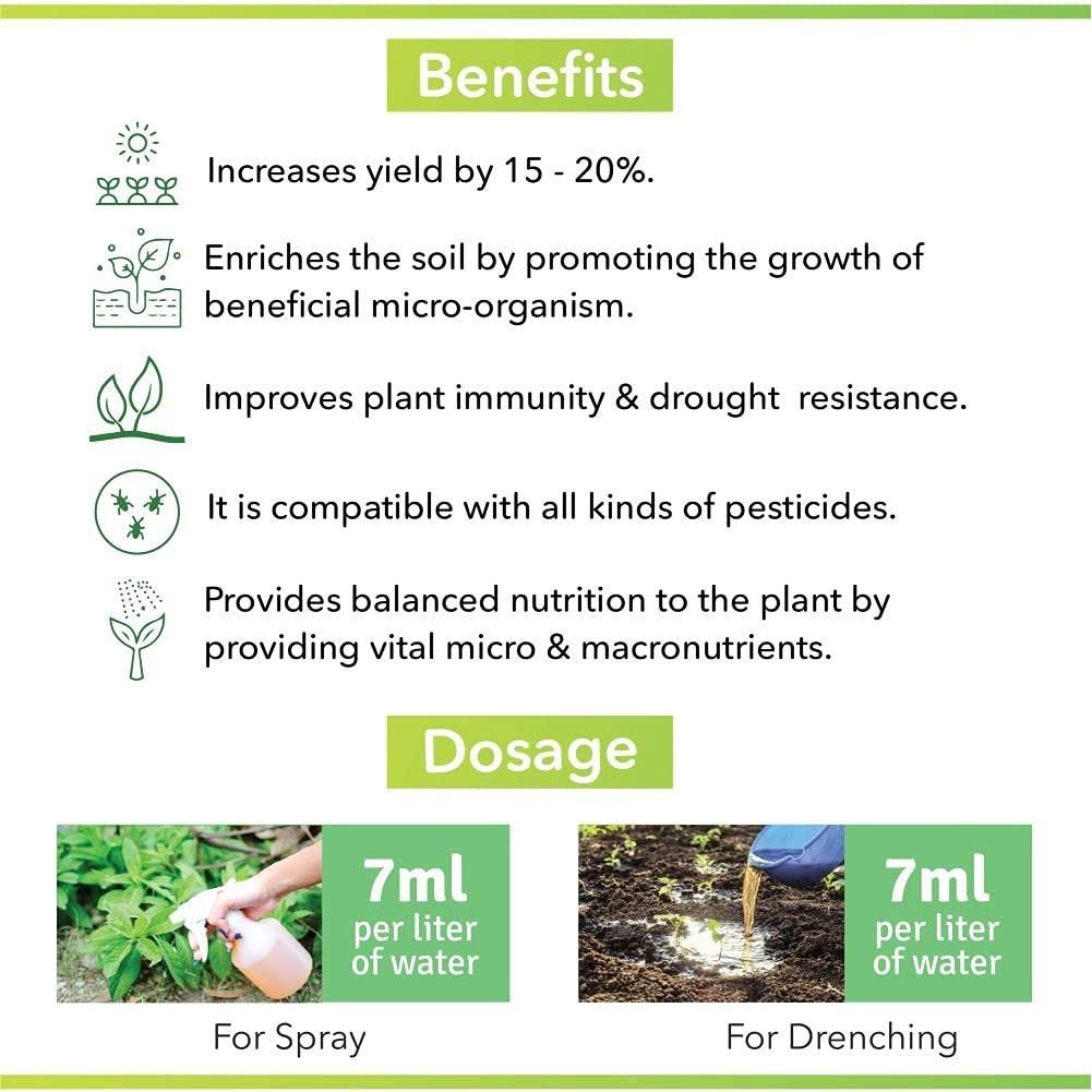 100% Organic Plant Boost Biofertilizer | BUY 1 GET 4 FREE (PACK OF 4)