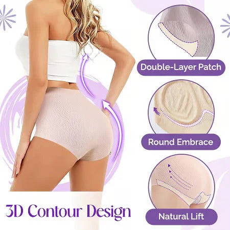 Tummy Control & Hip Lifting Seamless Panties - Multicolor (Pack of 4)