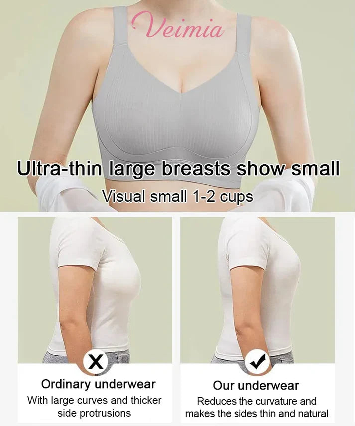 🏆Wire-Free Non-Marking Skin-Friendly Push-Up Bra🔥(PACK OF 4)