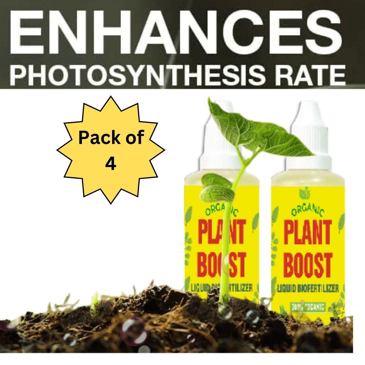 100% Organic Plant Boost Biofertilizer | BUY 1 GET 4 FREE (PACK OF 4)
