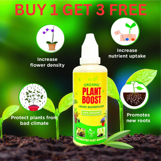 100% Organic Plant Boost Biofertilizer | BUY 1 GET 4 FREE (PACK OF 4)