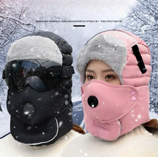 Thermal Hat with Detachable Breathing-Valve Mask (BUY 1 GET 1 FREE)
