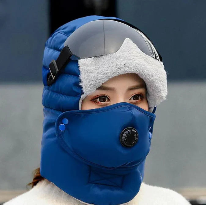 Thermal Hat with Detachable Breathing-Valve Mask (BUY 1 GET 1 FREE)