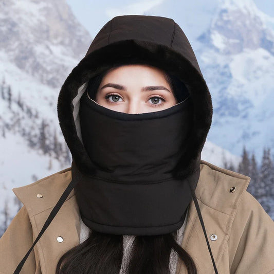 Plush-lined Thickened Thermal Hat with Face Mask (BUY 1 GET 1 FREE)