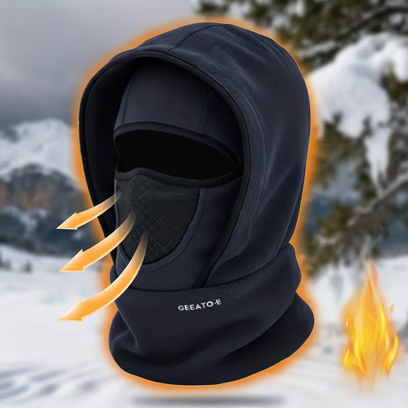 Balaclava Winter Double Layer Hood Protection with Shark Letter Print 🔥🔥(BUY 1 GET 1 FREE)