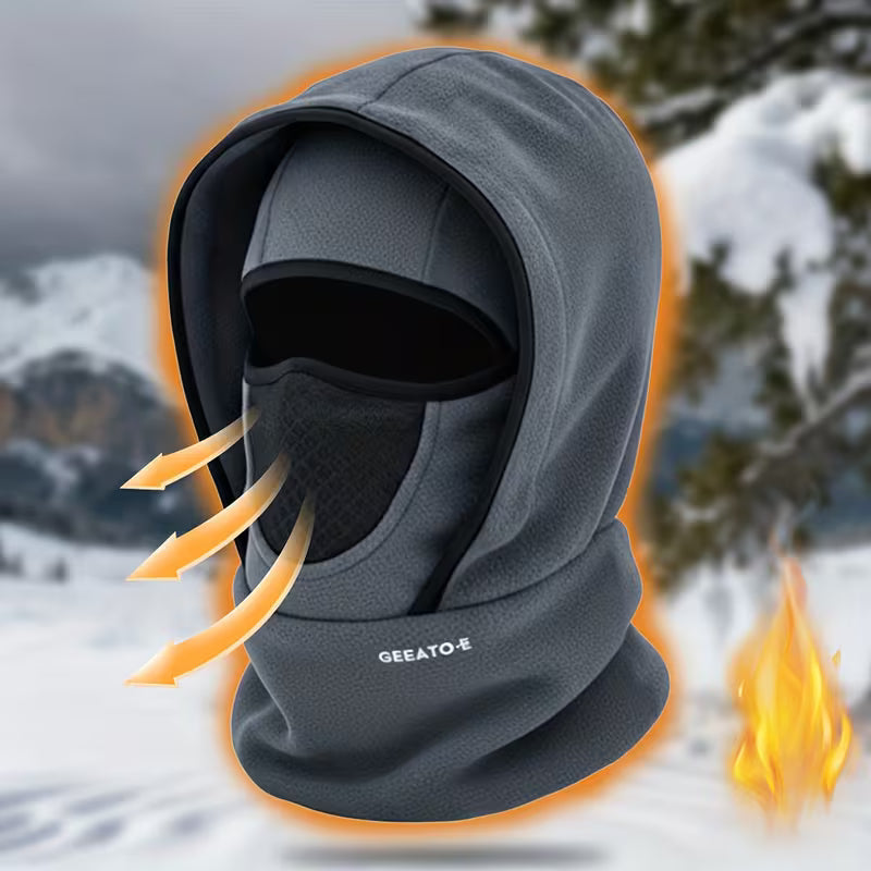 Balaclava Winter Double Layer Hood Protection with Shark Letter Print 🔥🔥(BUY 1 GET 1 FREE)