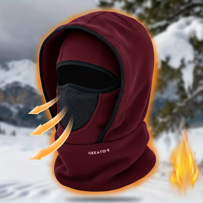 Balaclava Winter Double Layer Hood Protection with Shark Letter Print 🔥🔥(BUY 1 GET 1 FREE)